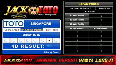live draw japan hari ini